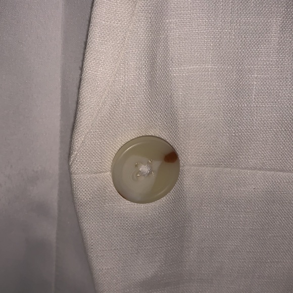 New with tags Banana Republic White linen blazer - Picture 4 of 11